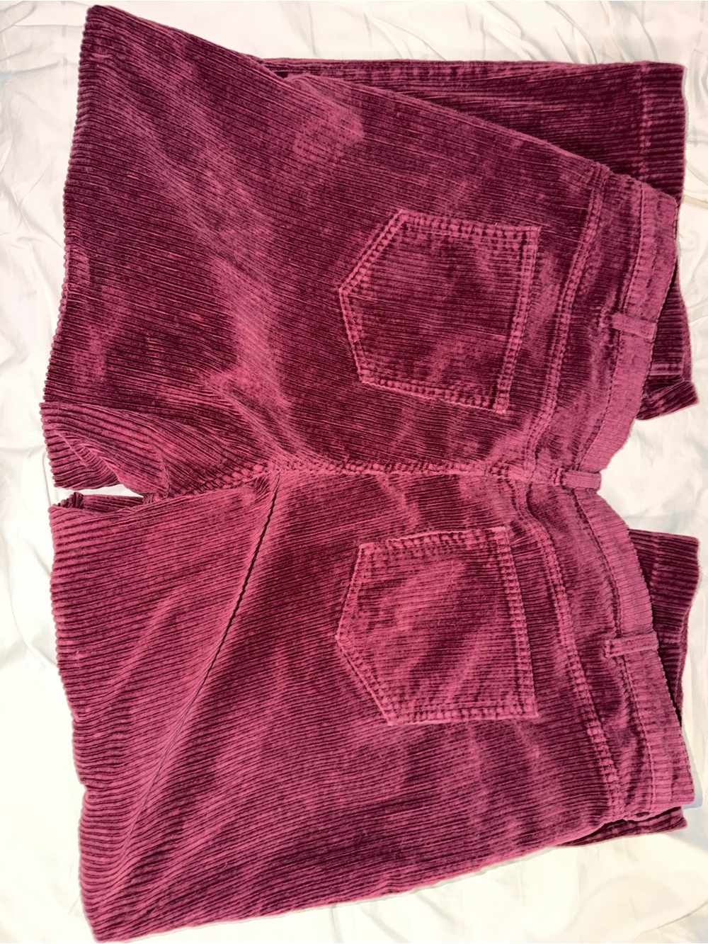 Women’s Corduroy Shorts in Burgundy